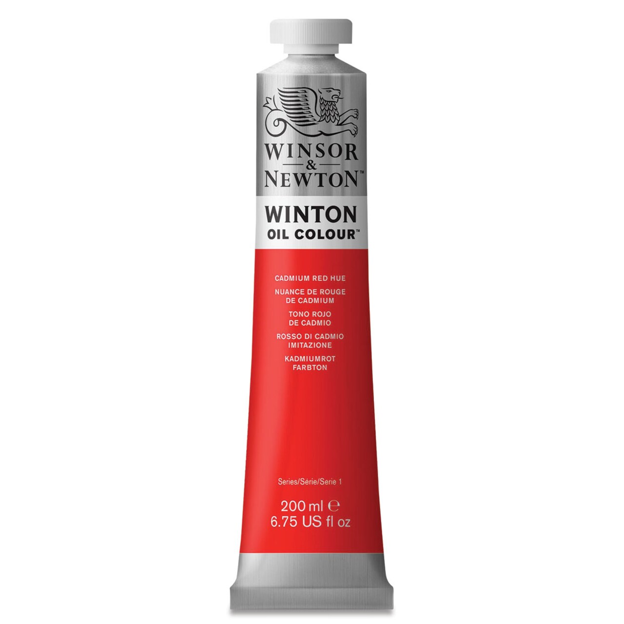 Winsor & Newton Winton Oil Color - Cadmium Red Hue, 200 ml tube